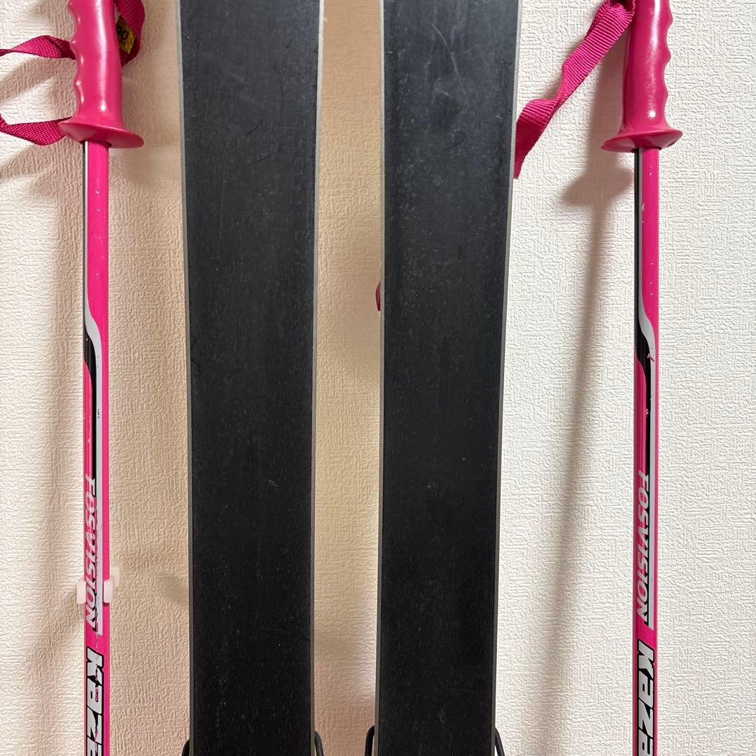 ジュニアストック付スキーセット　KAZAMA 130cm ATOMIC23cm