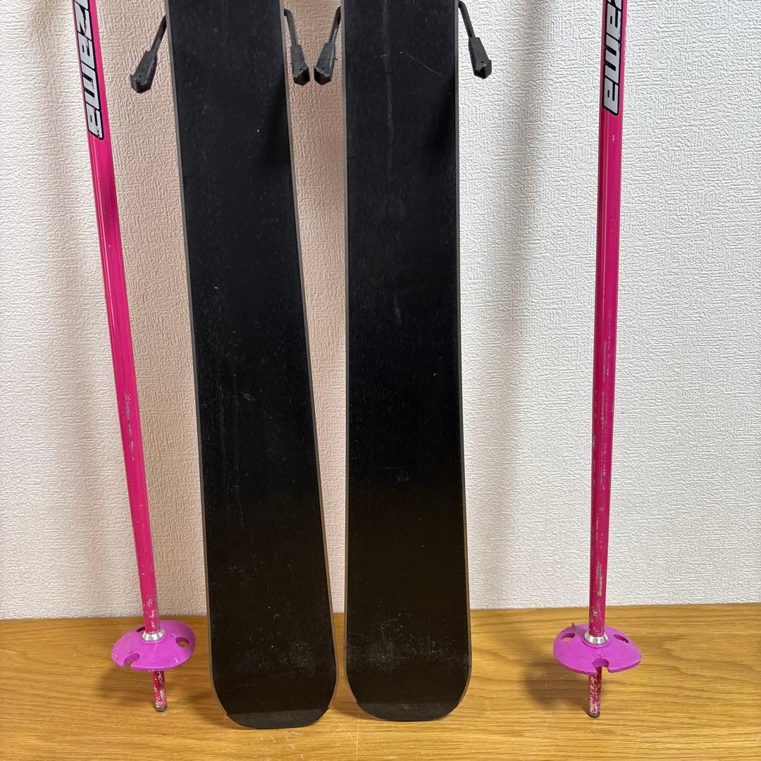 ジュニアストック付スキーセット　KAZAMA 130cm ATOMIC23cm