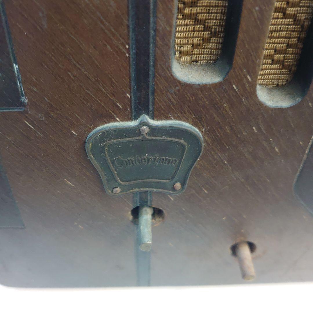 Concertone 真空管受信機　希少　蔵出し 　大正レトロ