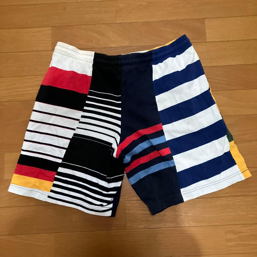 カンタベリー　ラガーシャツとカラーブロックショートパンツセット