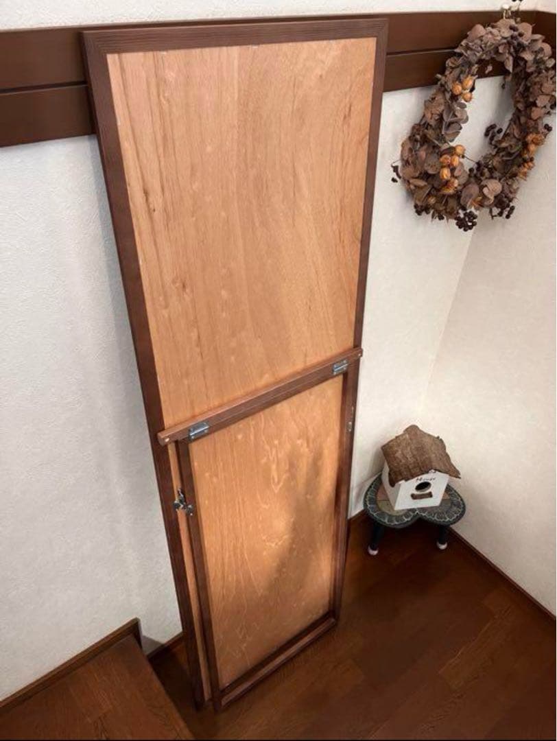 【日本製】全身鏡 スタンドミラー (アンティーク調)