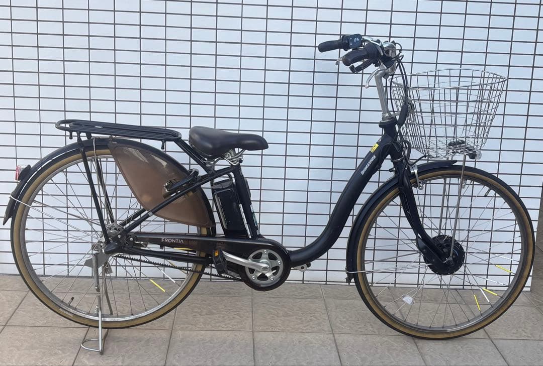 BRIDGESTONE FRONTIA 電動アシスト自転車 26 黒　B400