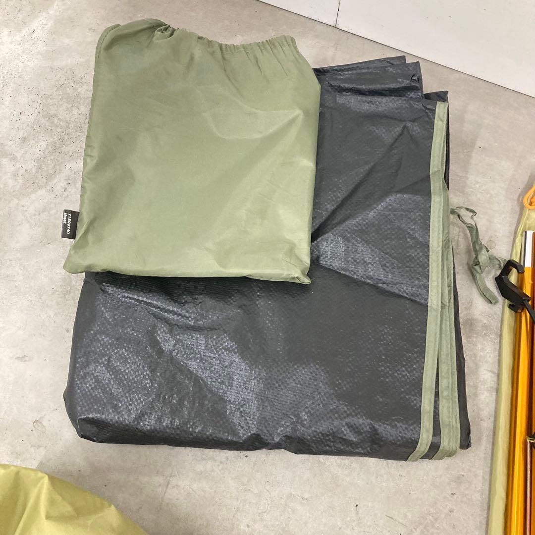 美品【LOGOS】Tepee 400 ワンポールテント＆グランドシートセット