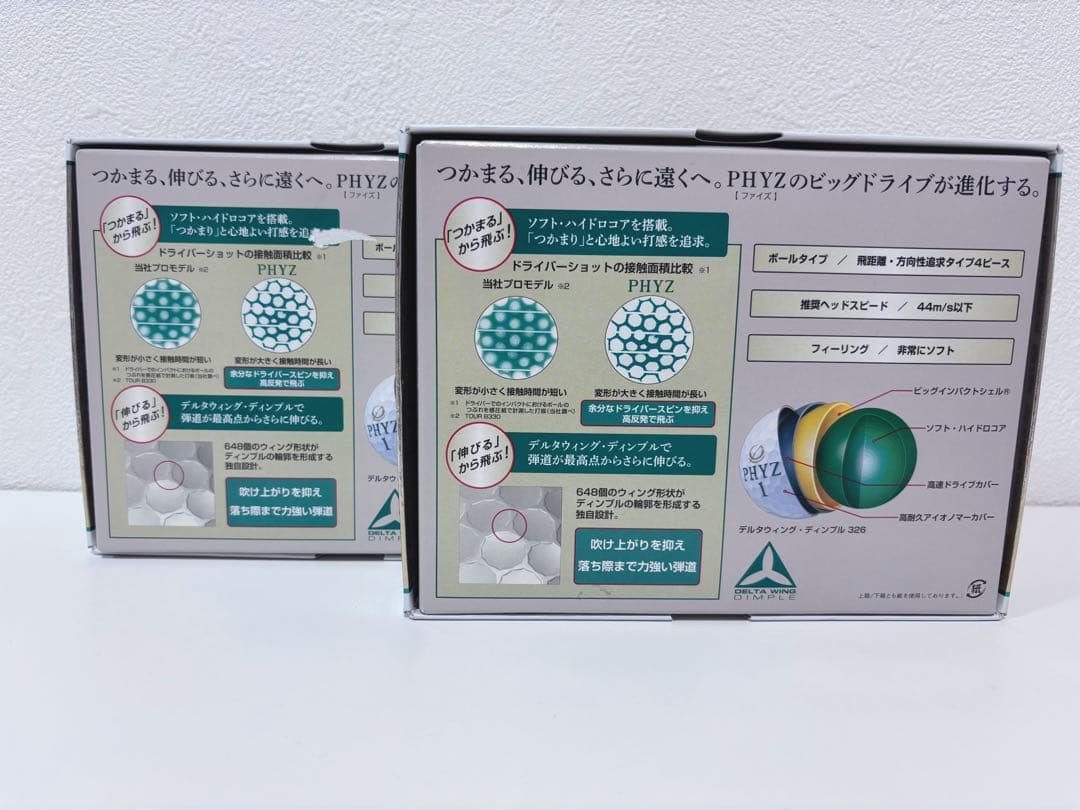 BRIDGESTONE 「PHYZ」 BIG DRIVE ホワイト 12個入×2