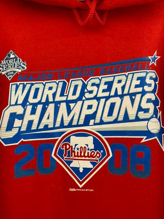 MLB WORLD SERIES 2008 Phillies パーカー 2XL
