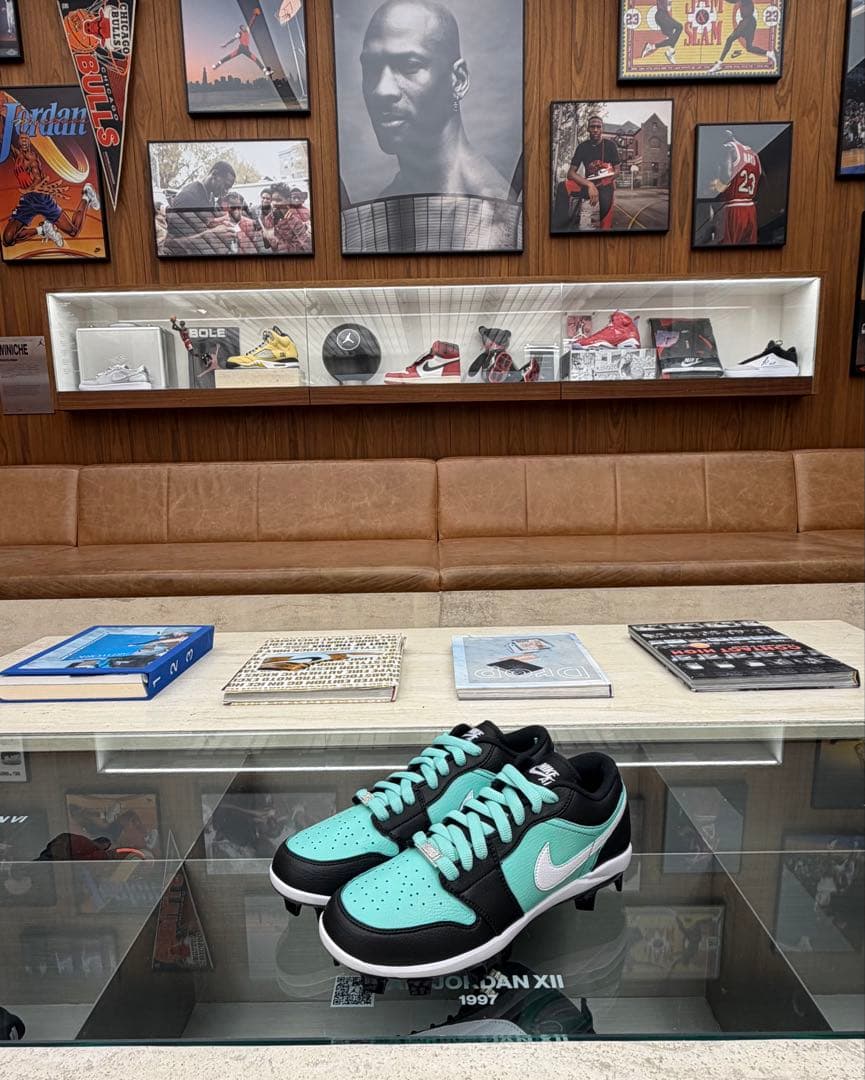 NIKE Air Jordan1 野球ポイントスパイク 26.5cm ペイント済