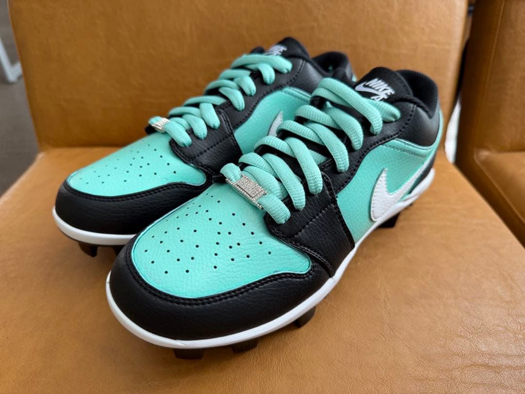 NIKE Air Jordan1 野球ポイントスパイク 26.5cm ペイント済
