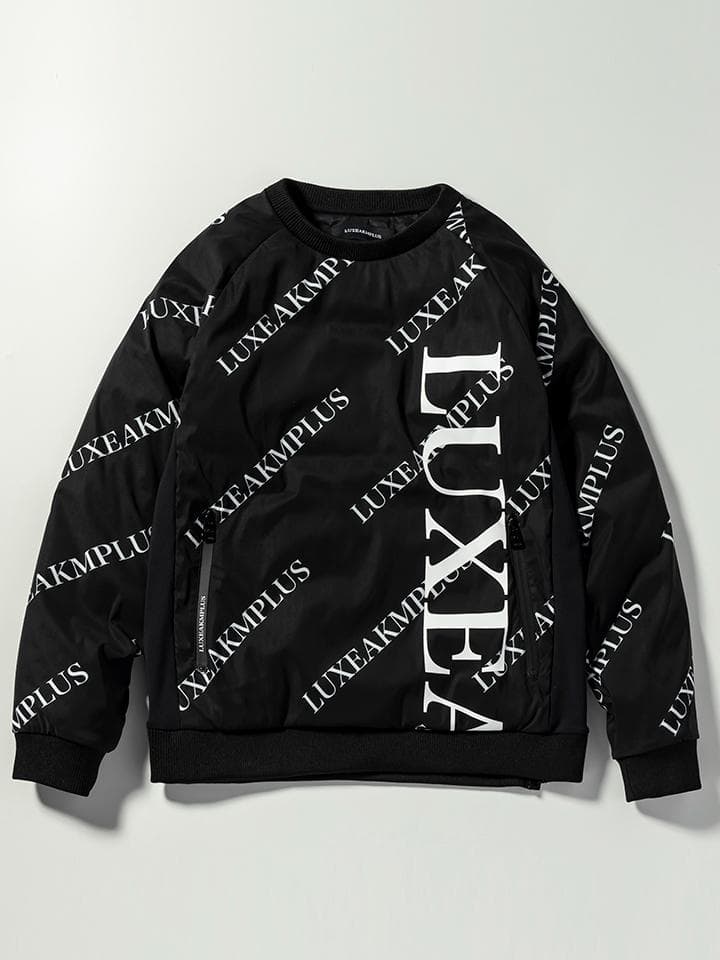 LUXEAKMPLUS 23AW バイカラー総柄中綿 スニードジャック ゴルフ