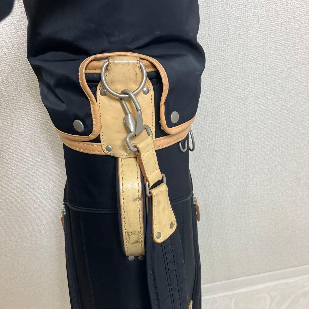 バーバリーゴルフ✨ノバチェック ゴルフバッグ キャディバッグ 黒