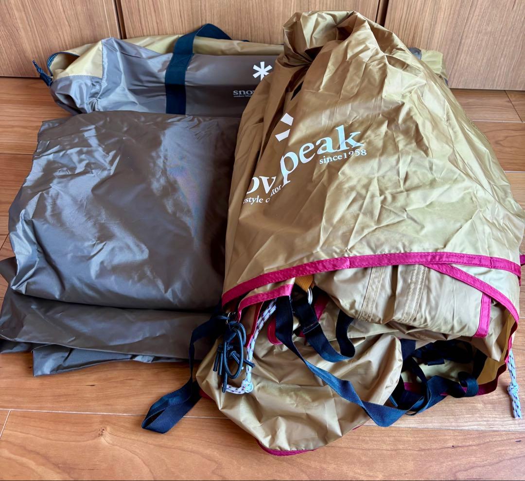 【未使用品】　 peak エントリーパックTT テント・タープセット
