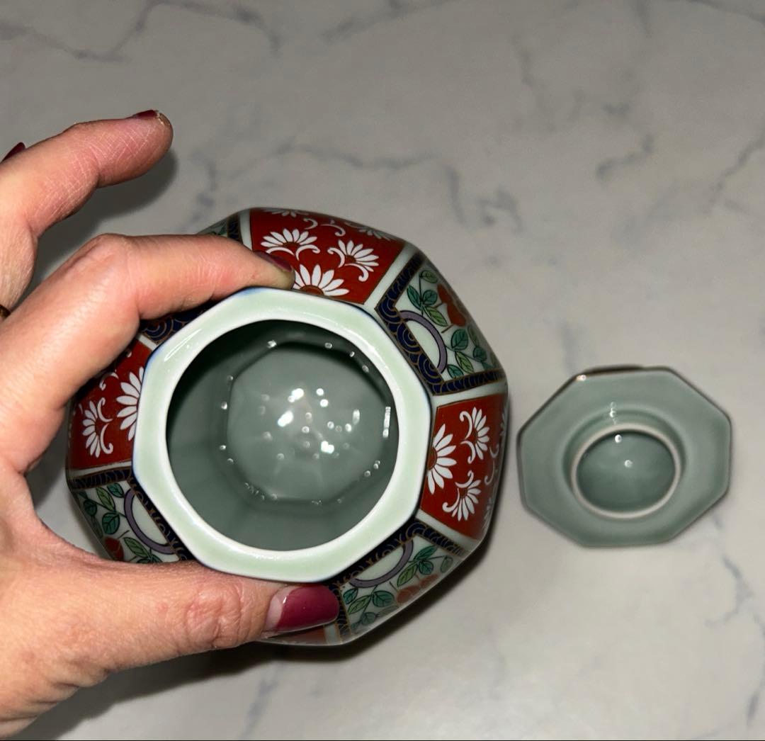 新品　將軍壺　未峰窯 色絵　金彩　古伊万里