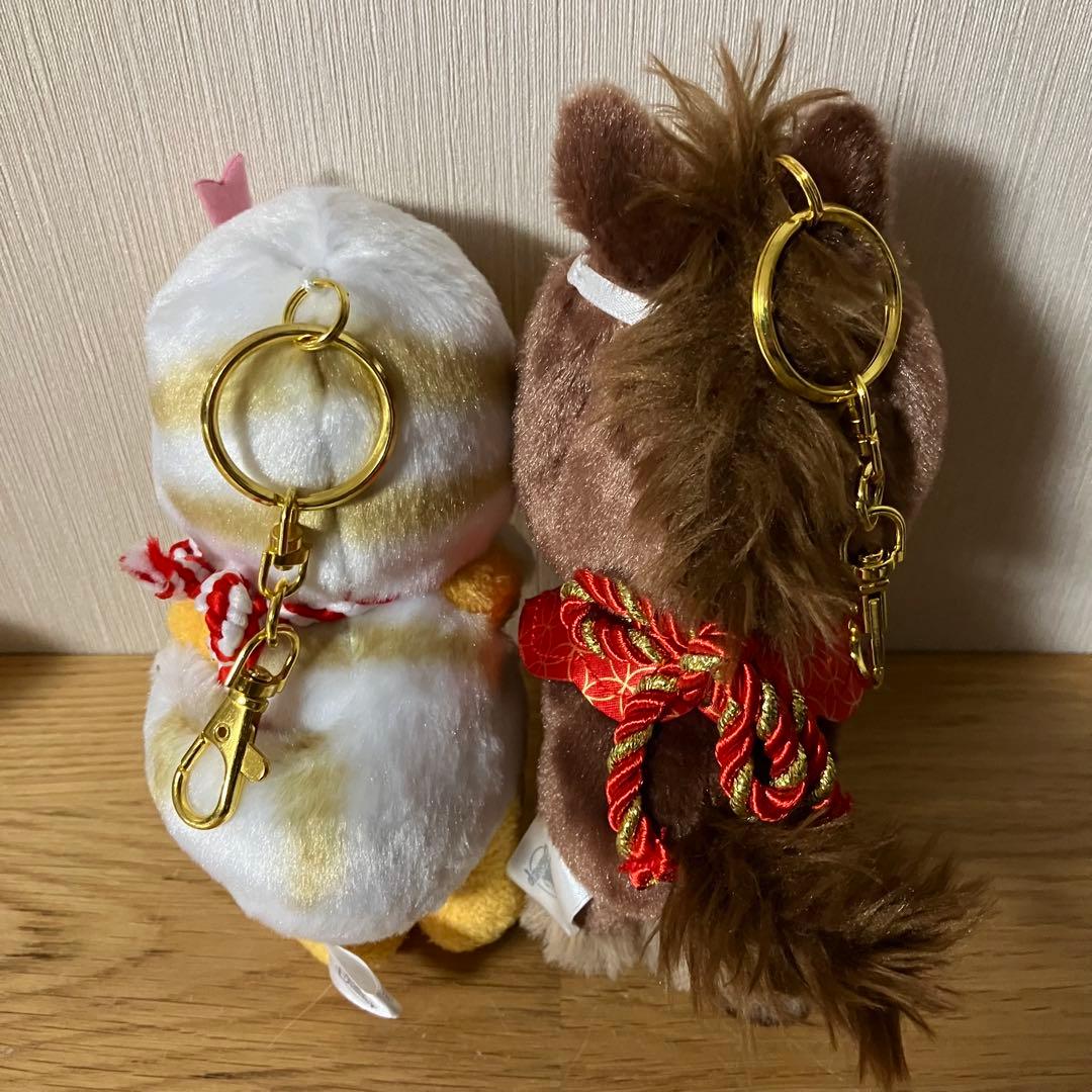 ディズニーストア　プーさん　プルート　ぬいぐるみ　キーホルダー　キーチェーン