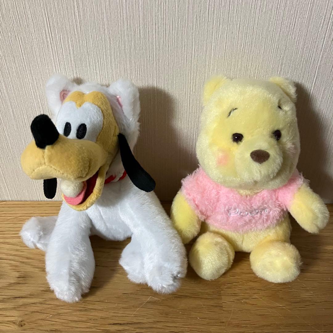 ディズニーストア　プーさん　プルート　ぬいぐるみ　キーホルダー　キーチェーン