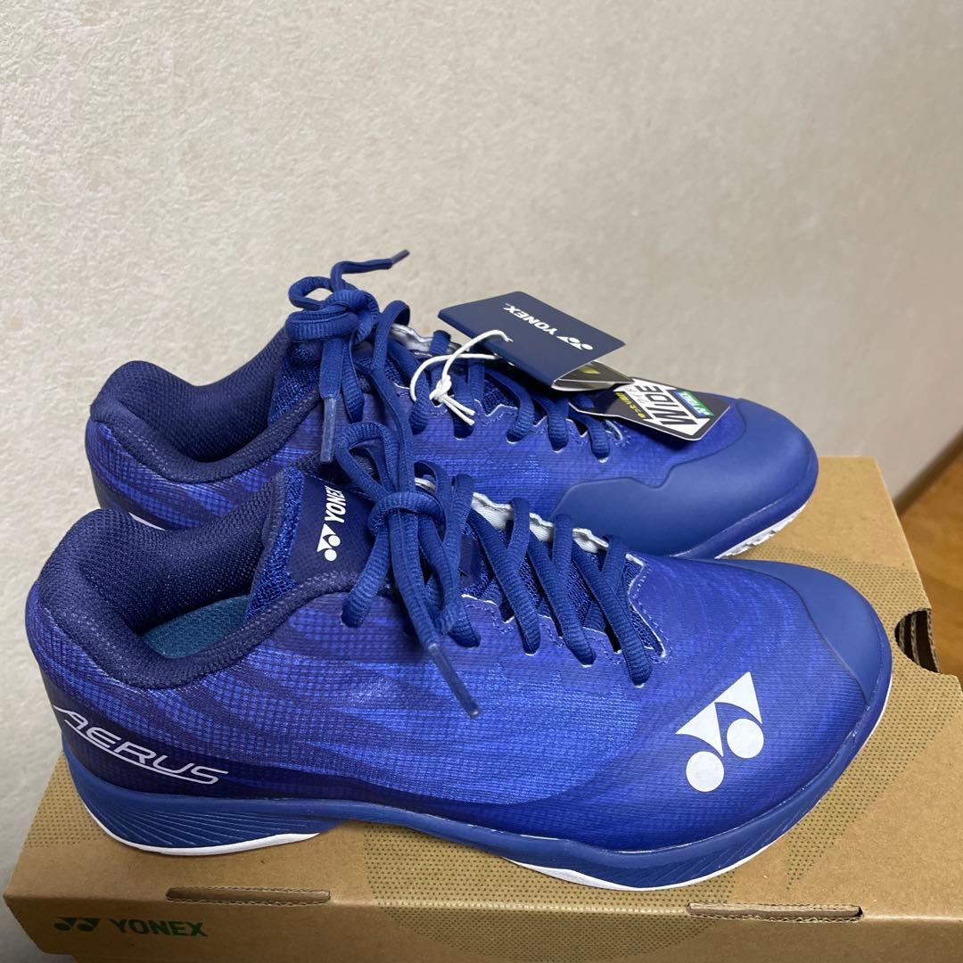 YONEX AERUS バドミントンシューズ ブルー