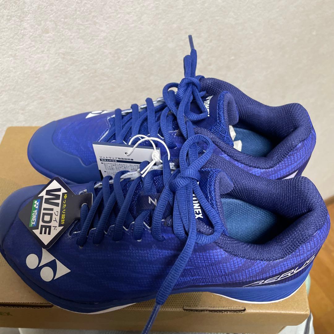 YONEX AERUS バドミントンシューズ ブルー
