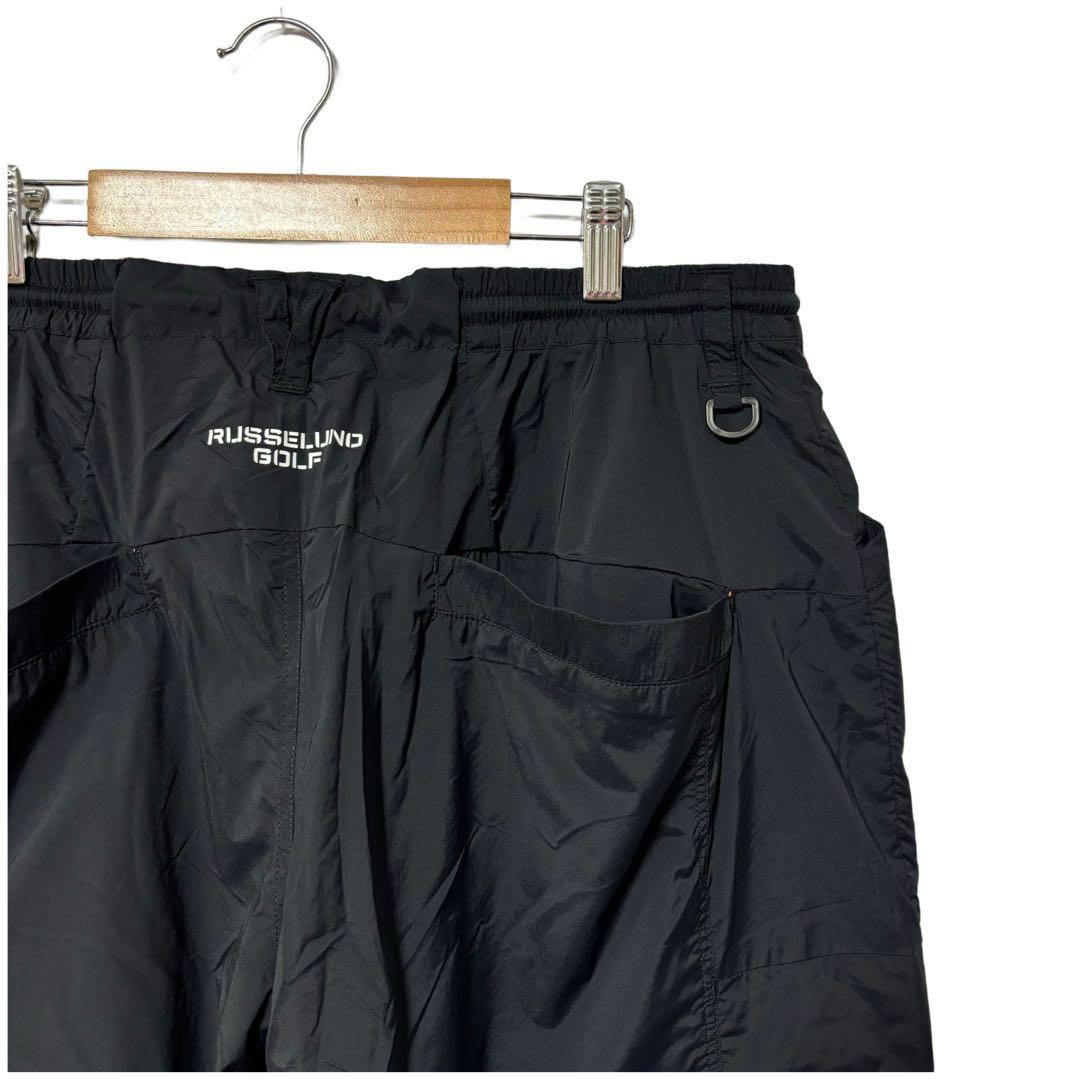 ラッセルノ ゴルフ コンバットポケット ナイロン ロングパンツ ブラック 2XL