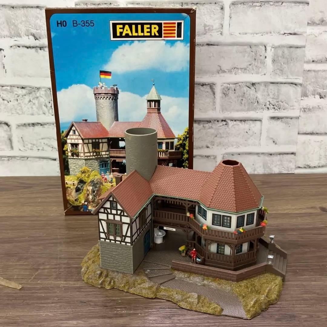 3F FALLER HO B-355 西洋建築 城 建物 完成品 鉄道模型