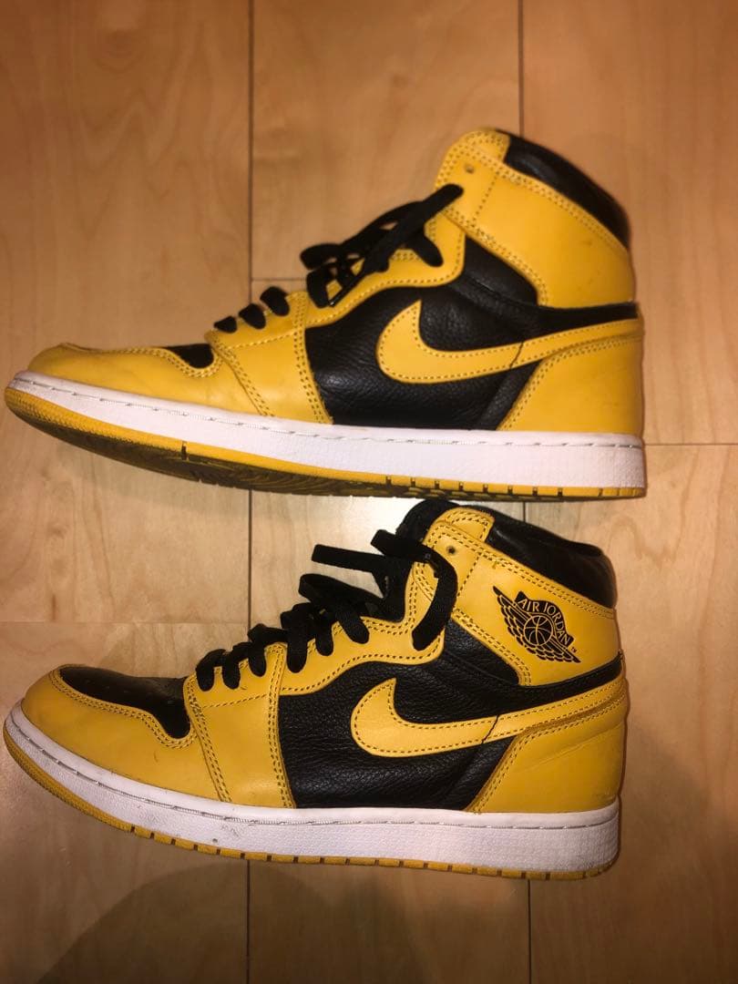 てるき　Nike Air Jordan シューズ ブラック/イエロー
