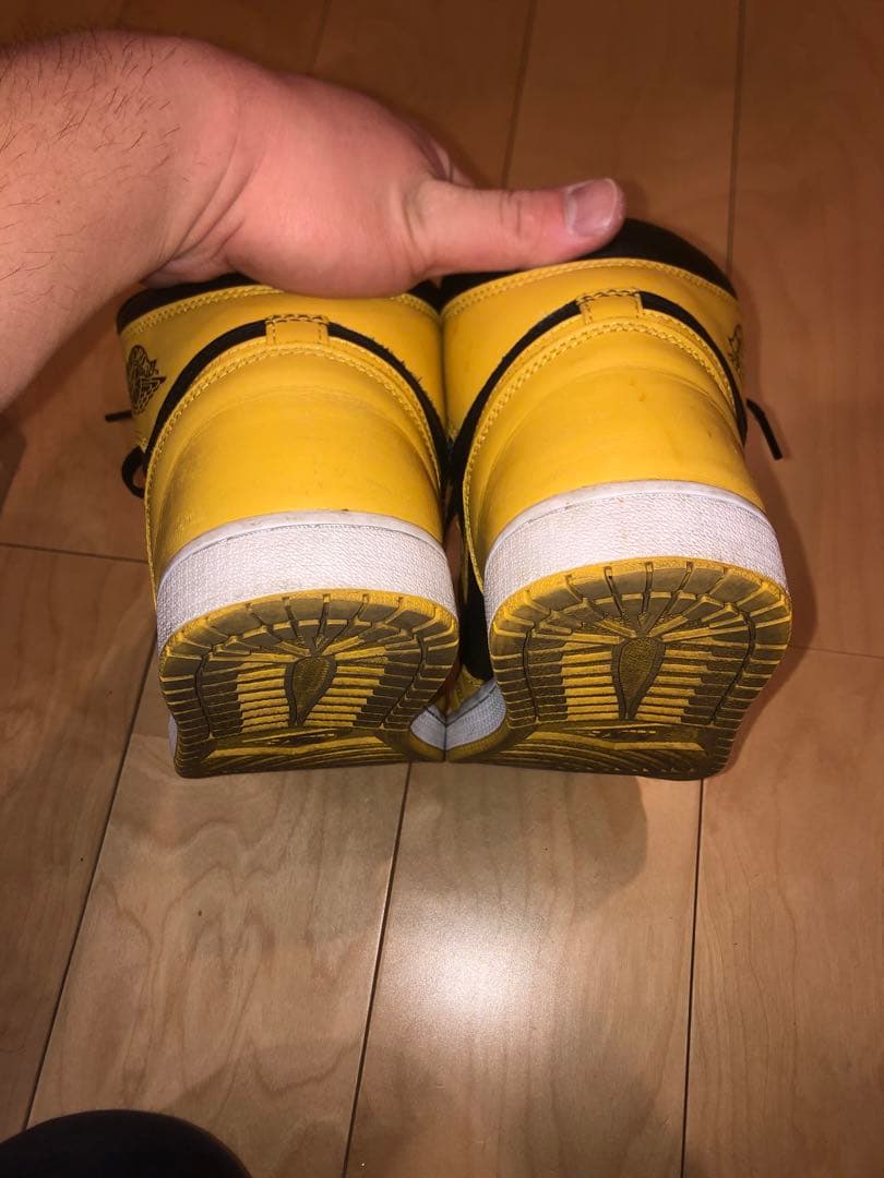 てるき　Nike Air Jordan シューズ ブラック/イエロー