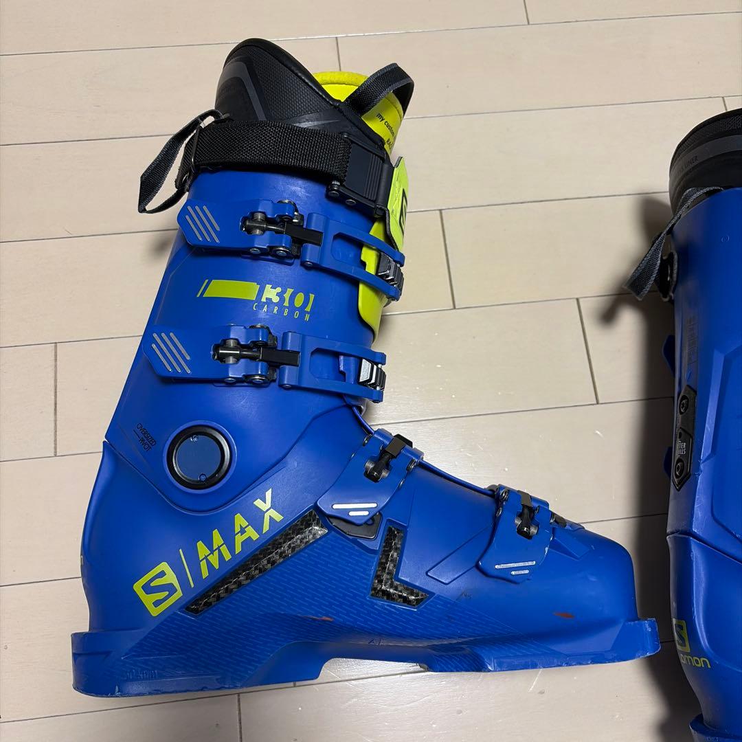 Salomon S/MAX スキー用ブーツ 青/黄色