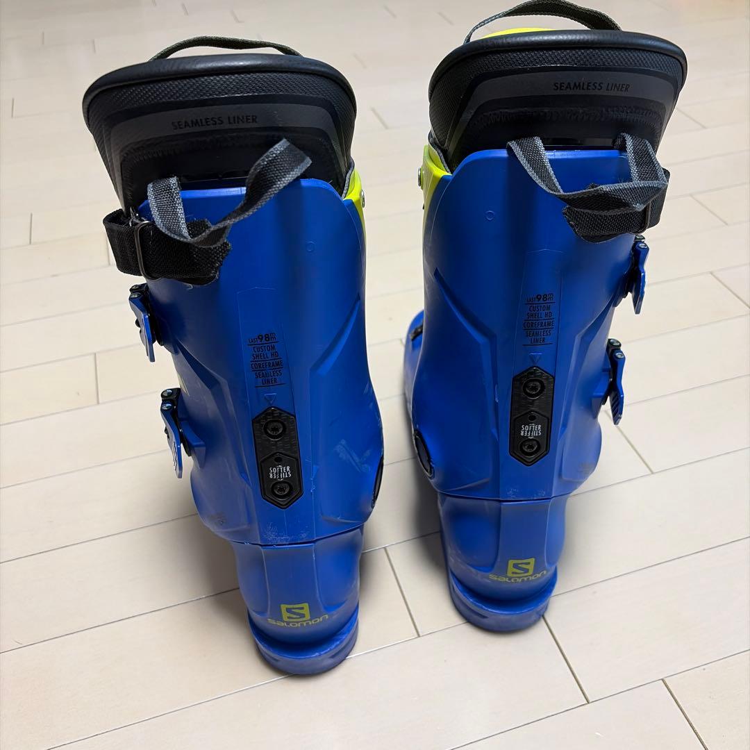Salomon S/MAX スキー用ブーツ 青/黄色