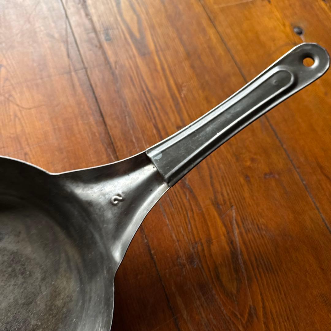 ビンテージ コールドハンドルフライパン　スキレット　カウボーイ