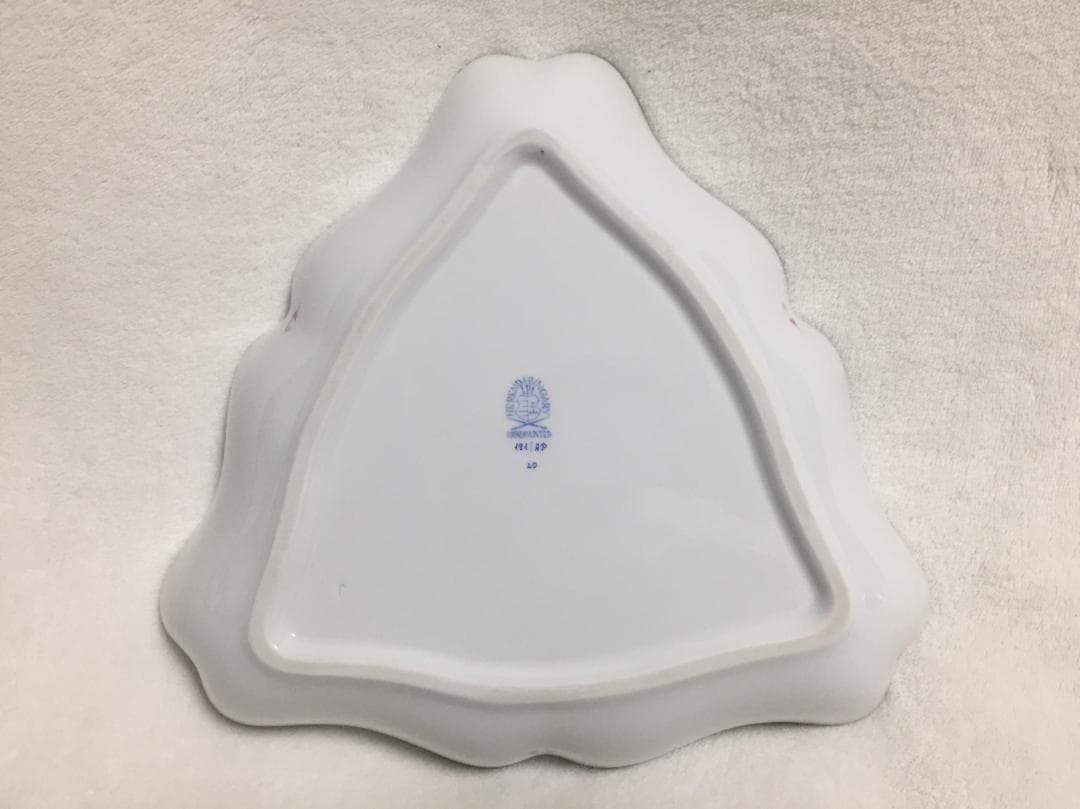 超貴重 美品 HEREND ヘレンド トライアングル・ディッシュ 皿 プレート