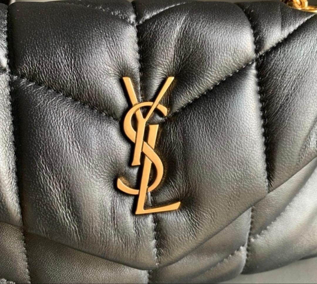 SAINT LAURENT 黒 レザー ショルダーバッグ本日限定