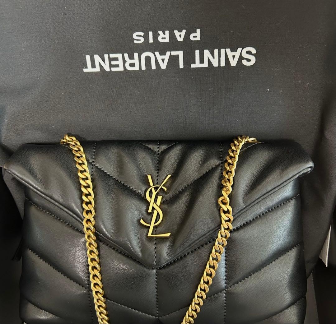 SAINT LAURENT 黒 レザー ショルダーバッグ本日限定