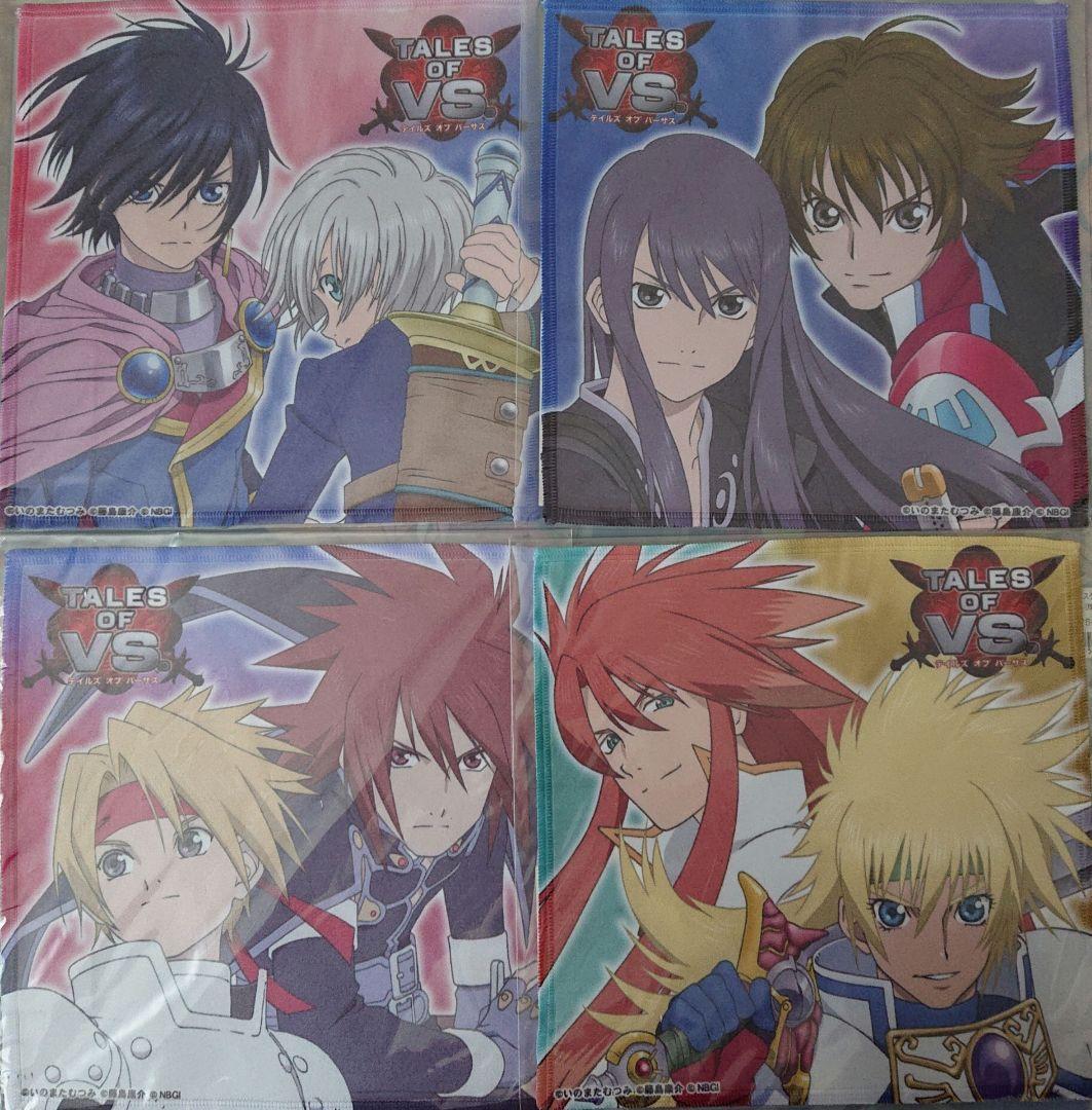 テイルズオブシリーズ シールマウスパッド12枚&ミニタオル4枚セット
