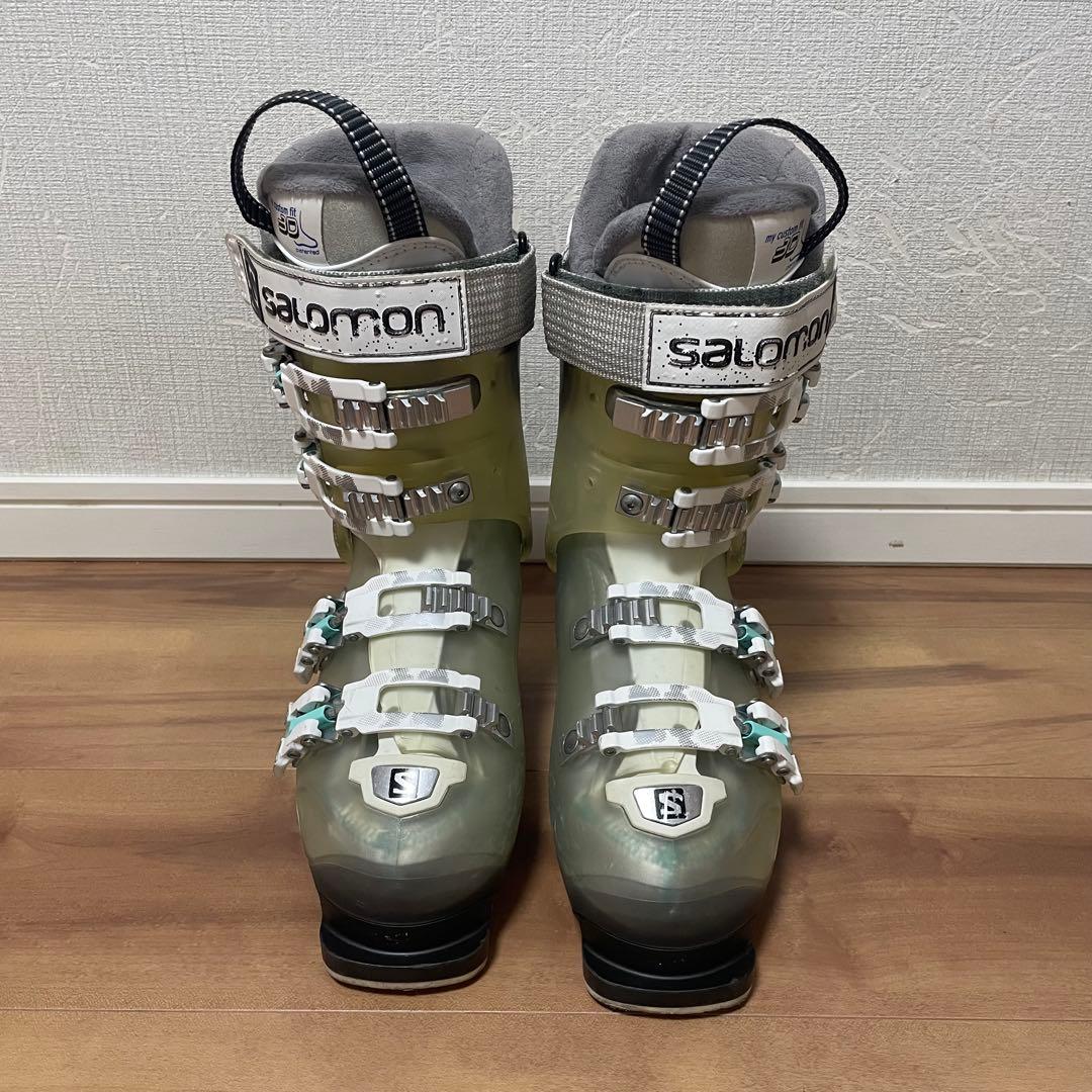 SALOMON145cm 23/23.5cm ストック100cmスキーセット