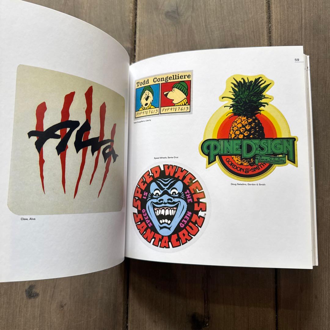 スケートボード SKATEBOARD STICKERS BOOK USA