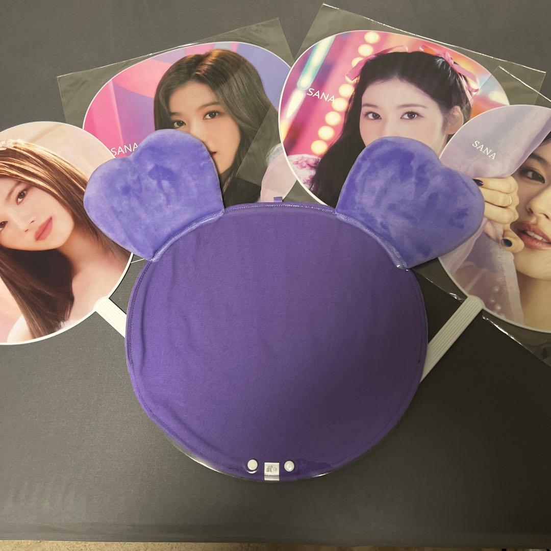 twice SANA うちわ ラブリーうちわケース