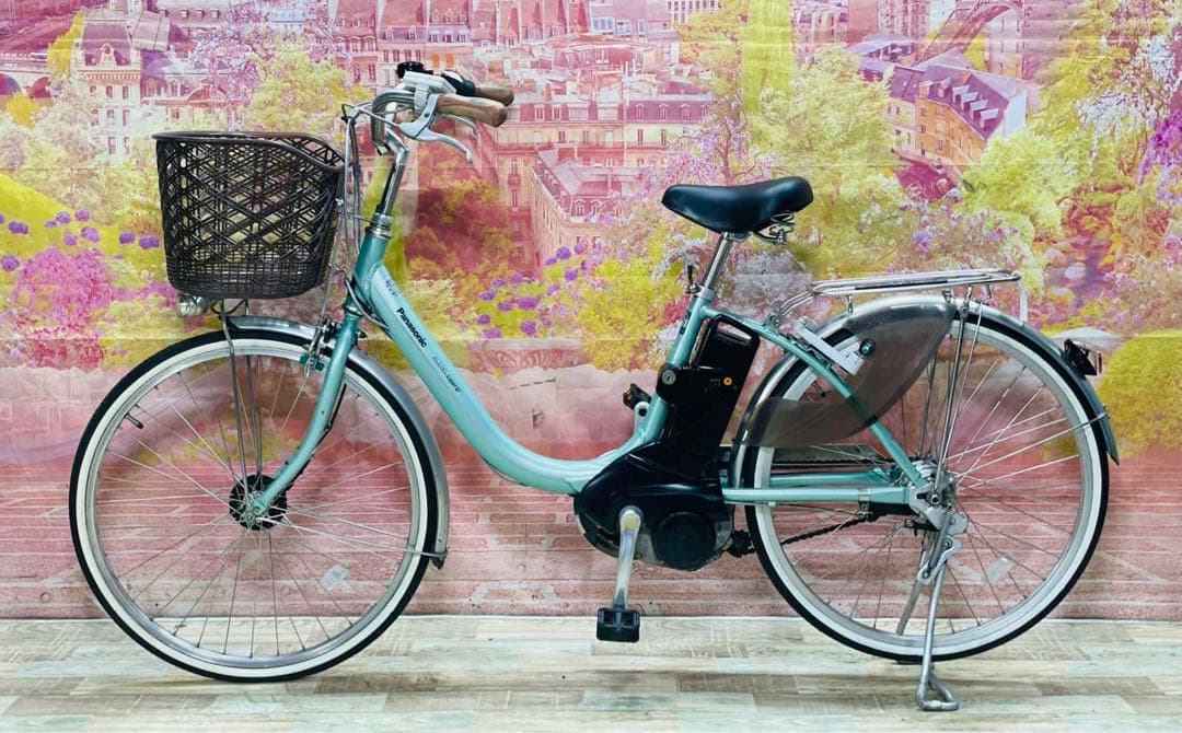 K2915 電動自転車パナソニック ママチャリ24インチ 8.9Ah 送料無料