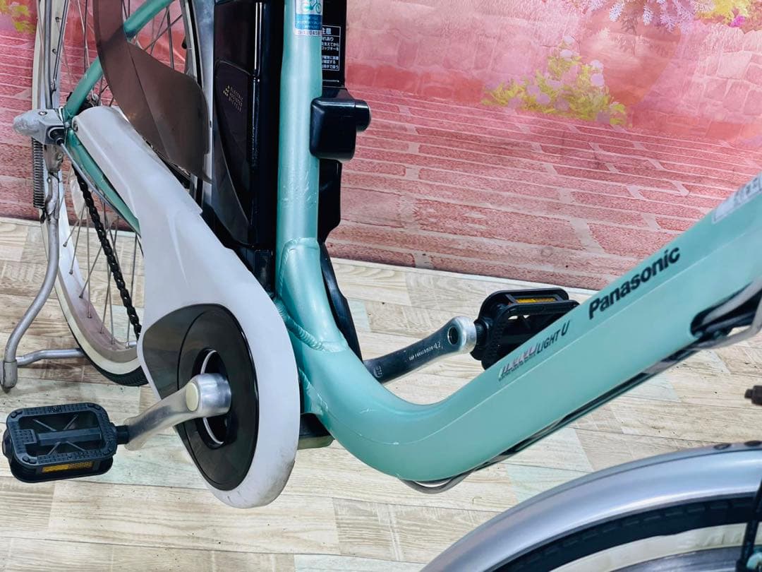 K2915 電動自転車パナソニック ママチャリ24インチ 8.9Ah 送料無料