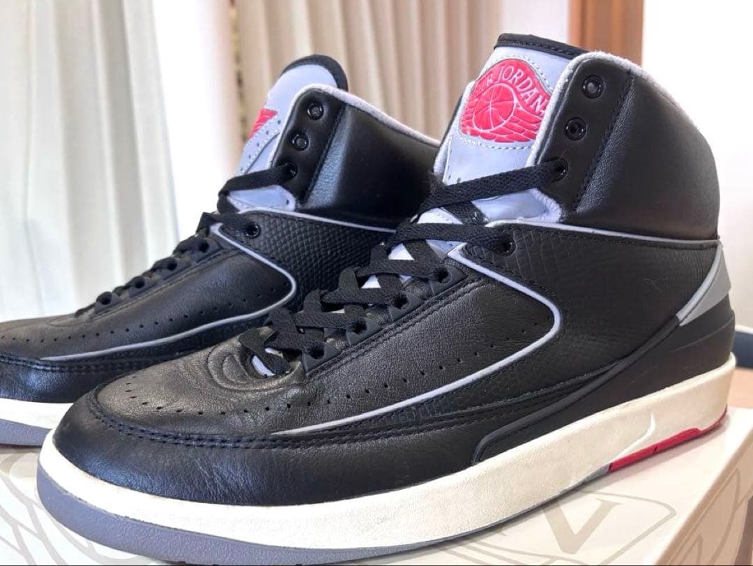 28.5cm黒　NIKE Air Jordan2 ナイキ エアジョーダン2レトロ