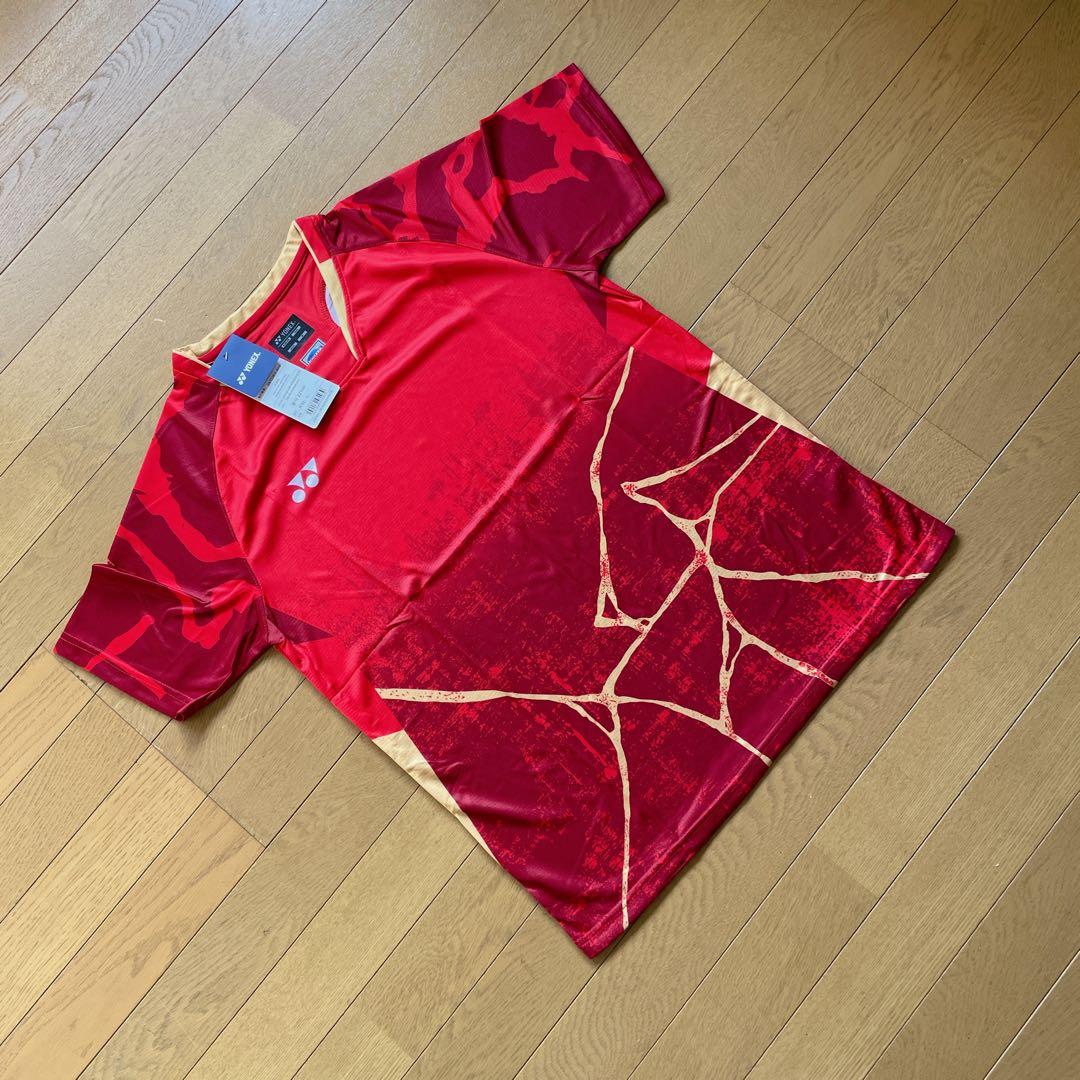 ヨネックス　YONEX テニス＆バドミントン　ゲームウェア　新品　L レッド