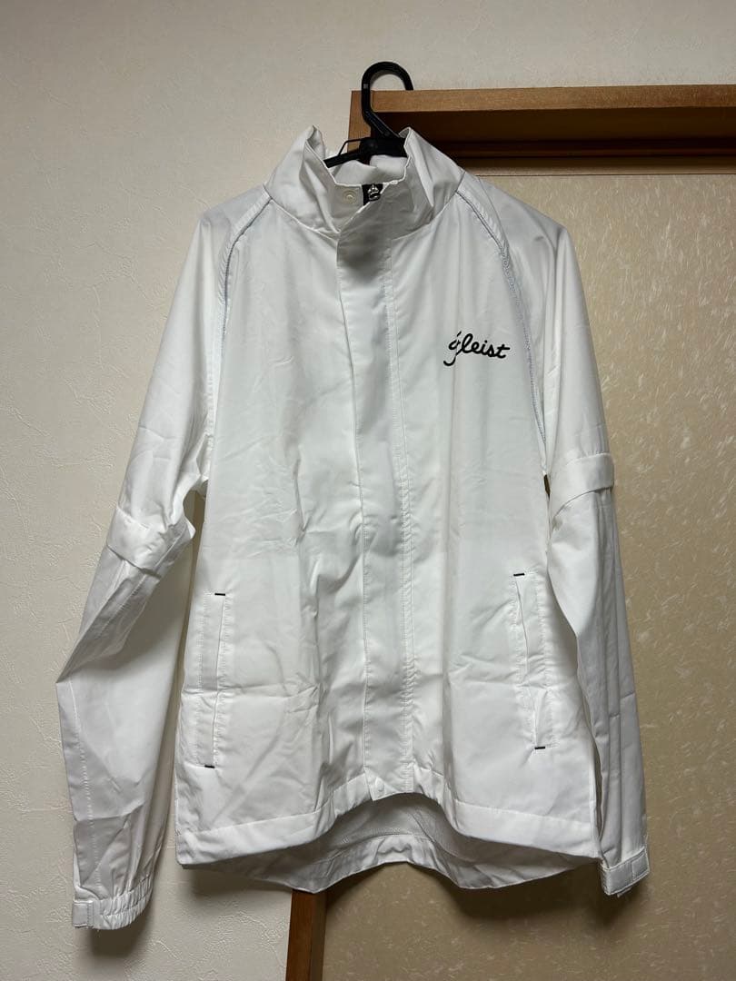 50です Titleist レインウェアセット ホワイト/ブラック