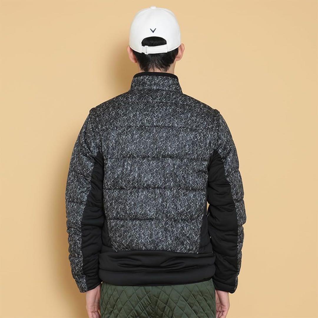 キャロウェイ フェザープリント スターストレッチ 2WAY ブルゾン M