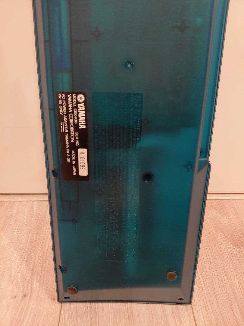 美品 レアカラー YAMAHA CBX-K1 MIDIキーボード クリアブルー