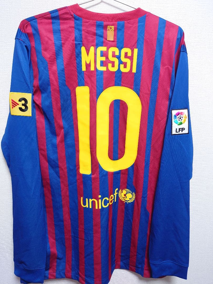NIKE 2011〜2012 FCバルセロナ　リオネル・メッシ　長袖