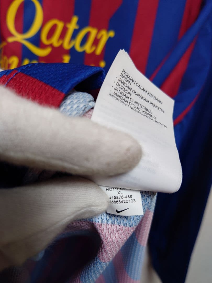NIKE 2011〜2012 FCバルセロナ　リオネル・メッシ　長袖