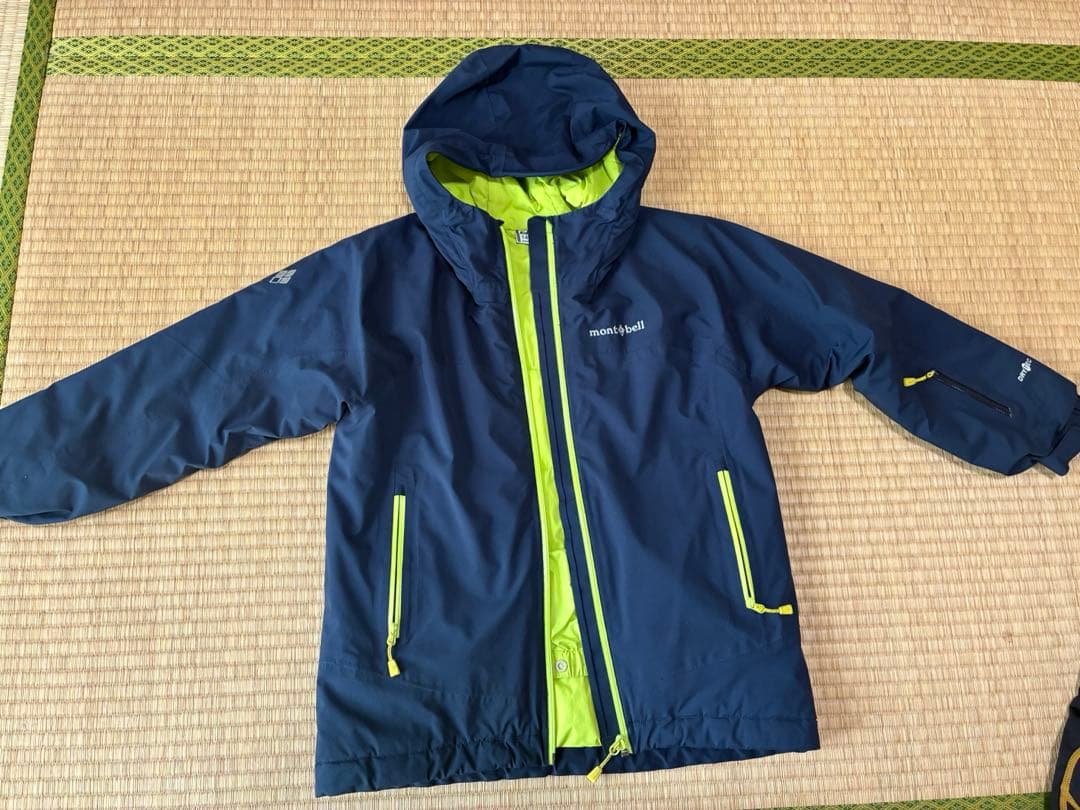 montbell モンベルKid's パウダーステップジャケット♯おまけ付140