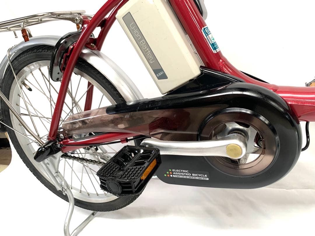 【即乘】送料無料 Panasonic 電動自転車6.6Ah長押し4点灯動作確認済