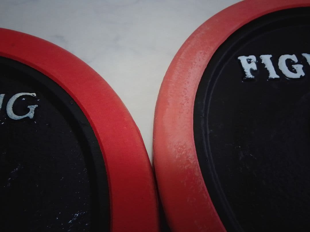 ファイティングロード ダンベル ラバー付 5kg×4 合計20kg 28mm ②
