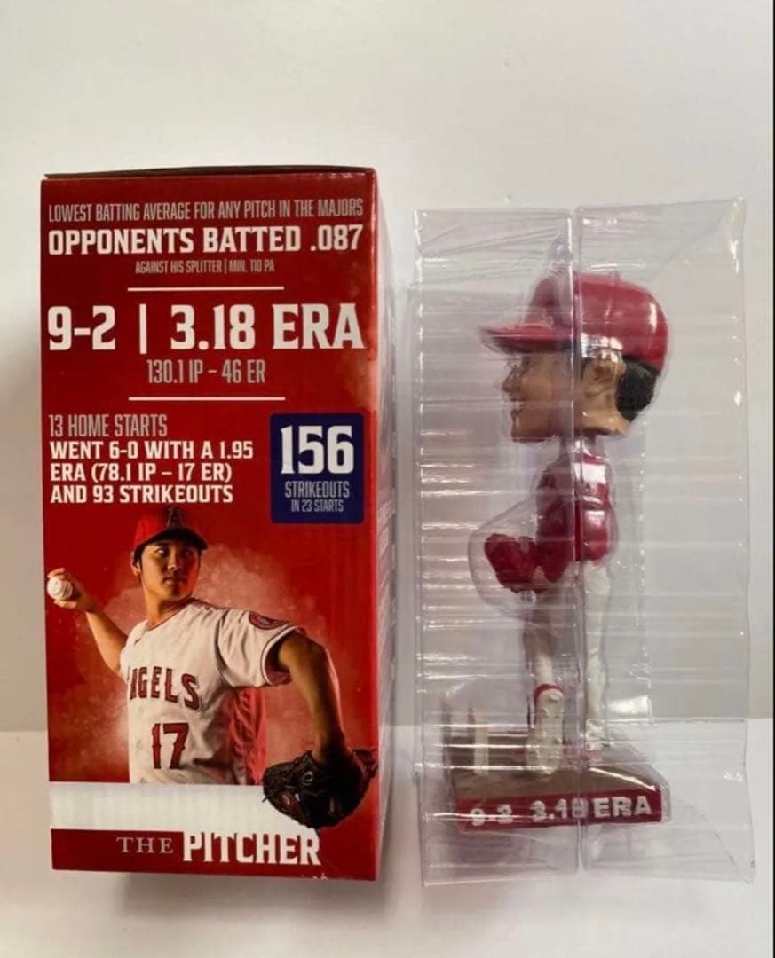 希少品 大谷翔平 エンジェルス ヒストリックシーズン記念ボブルヘッド　商品番号2