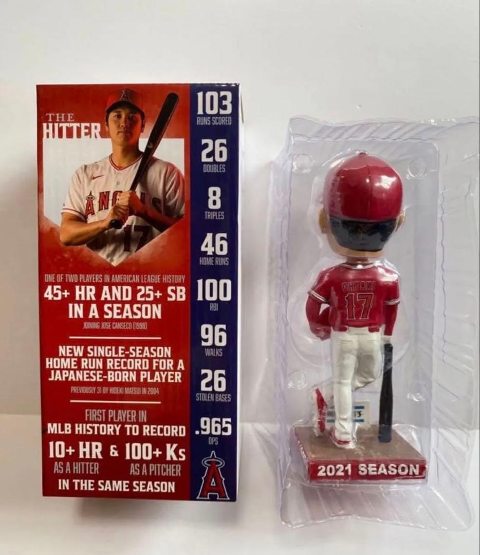 希少品 大谷翔平 エンジェルス ヒストリックシーズン記念ボブルヘッド　商品番号2
