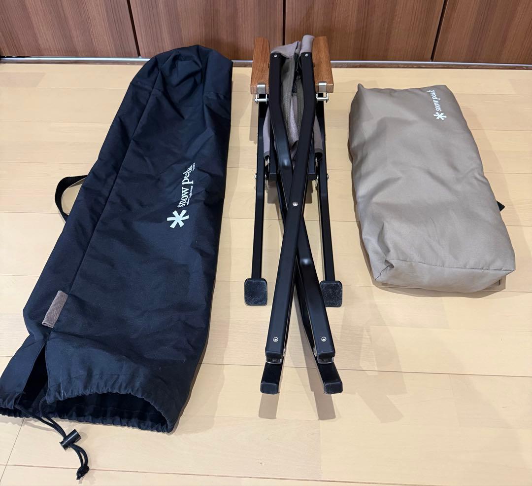 【 peak】ローチェア ショート グレー + ローチェアクッション