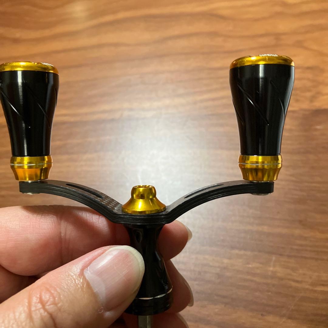 廃盤サイズ　ゴメクサス　シマノ用　4角軸　ダブルハンドル　72mm スタンド