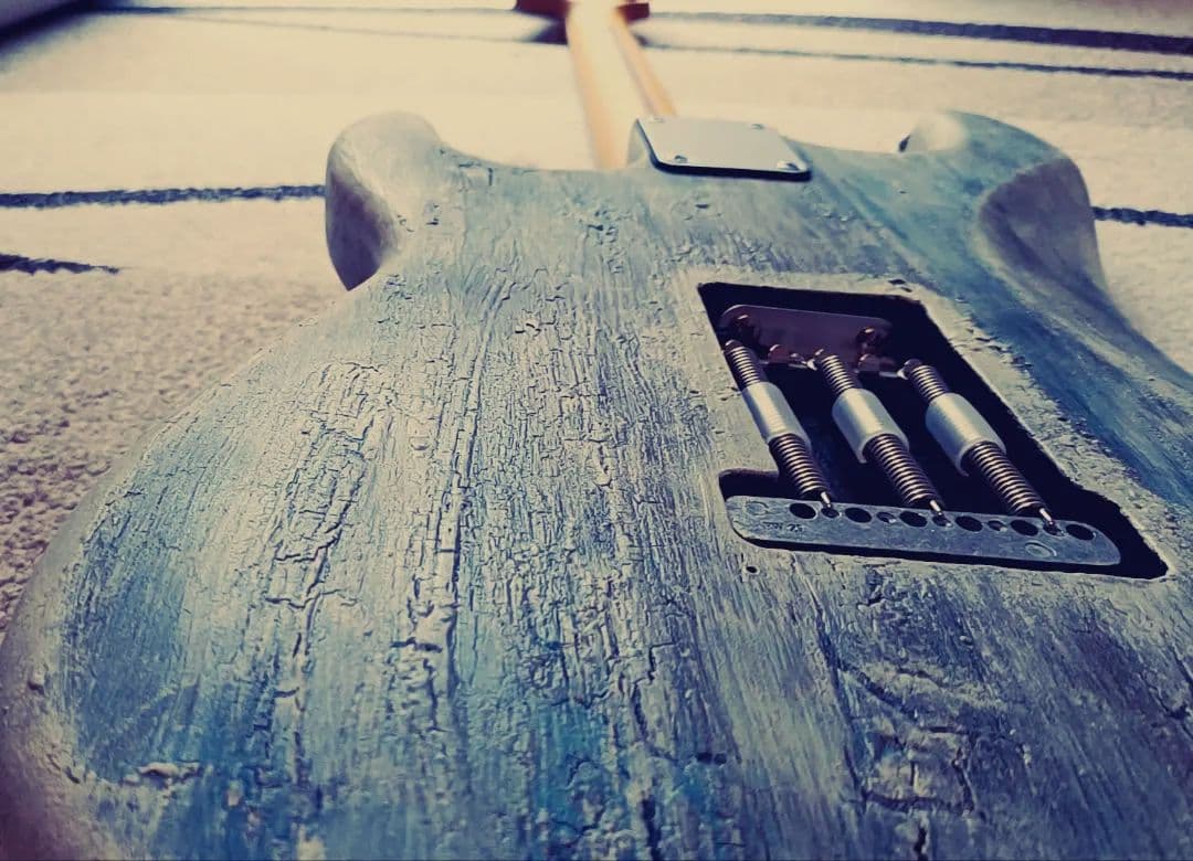 38Guitars ストラトキャスター ST DustBlue レリック 錆加工